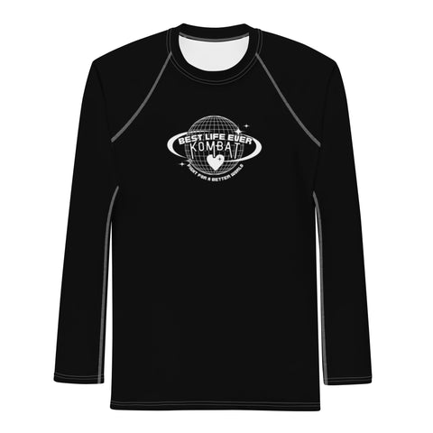 BLE Kombat Men's Rash Guard Black