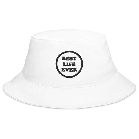 White BLE Bucket Hat