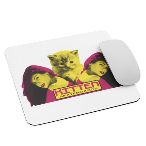 Kitten Skateboards Mouse Pad