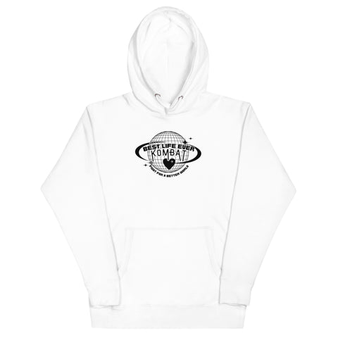 BLE Kombat Unisex Hoodie White