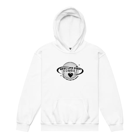 BLE Kombat Youth heavy blend Pullover White